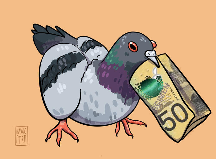 Money Pigeon, digital