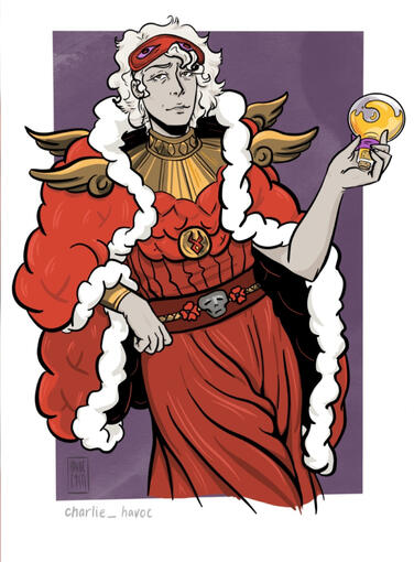 Hypnos Hades fanart - digital