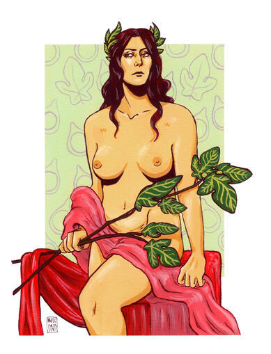 Hemera, gouache, pencil