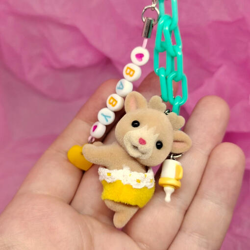 Handmade Keychain | Upcycled Materials