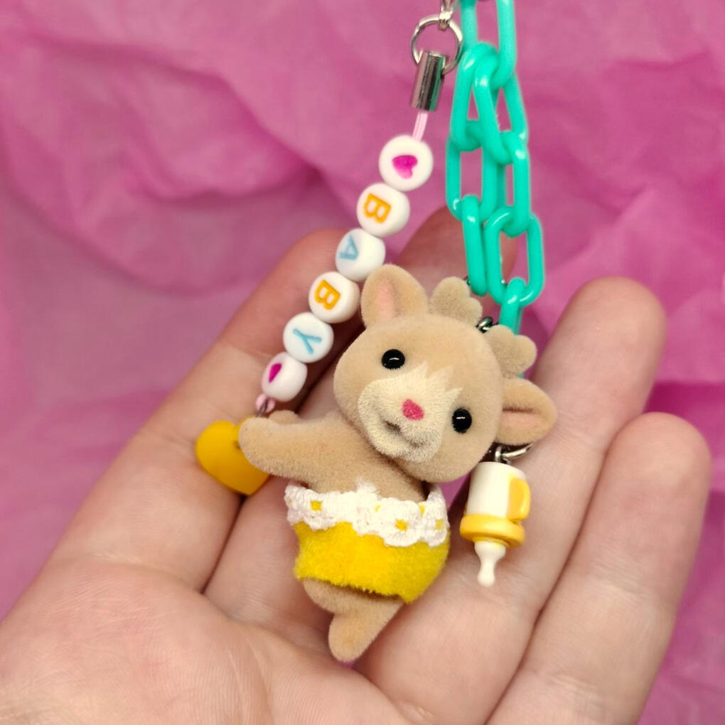 Handmade Keychain | Upcycled Materials