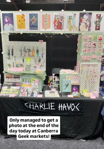 Stall Setup (end of event) Nov. 2025