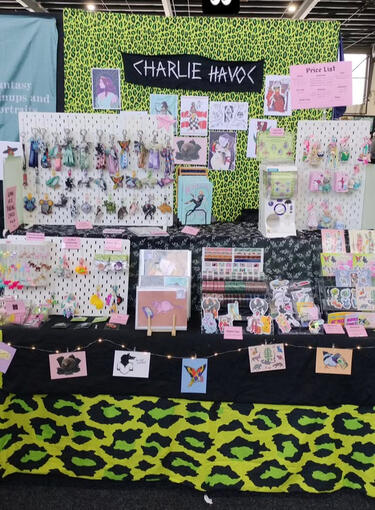 Former stall setup, September 2025