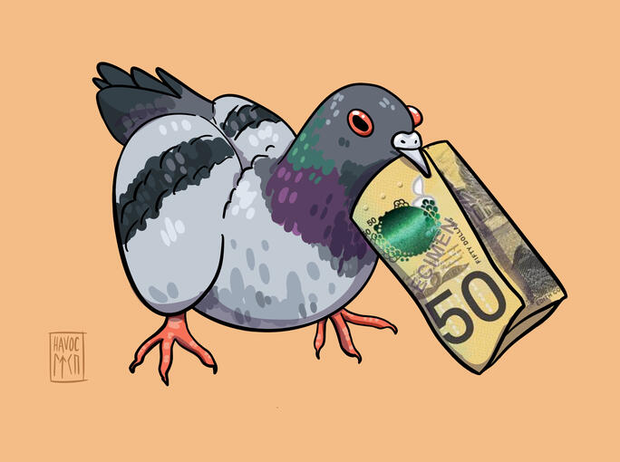 Money Pigeon, digital